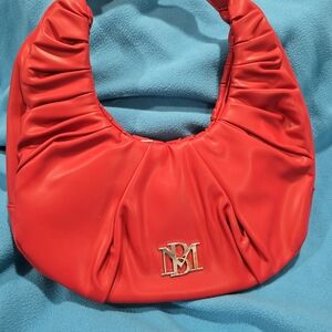 Badgley Mischka Red Shoulder Bag